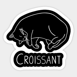 Croissant (white) Sticker